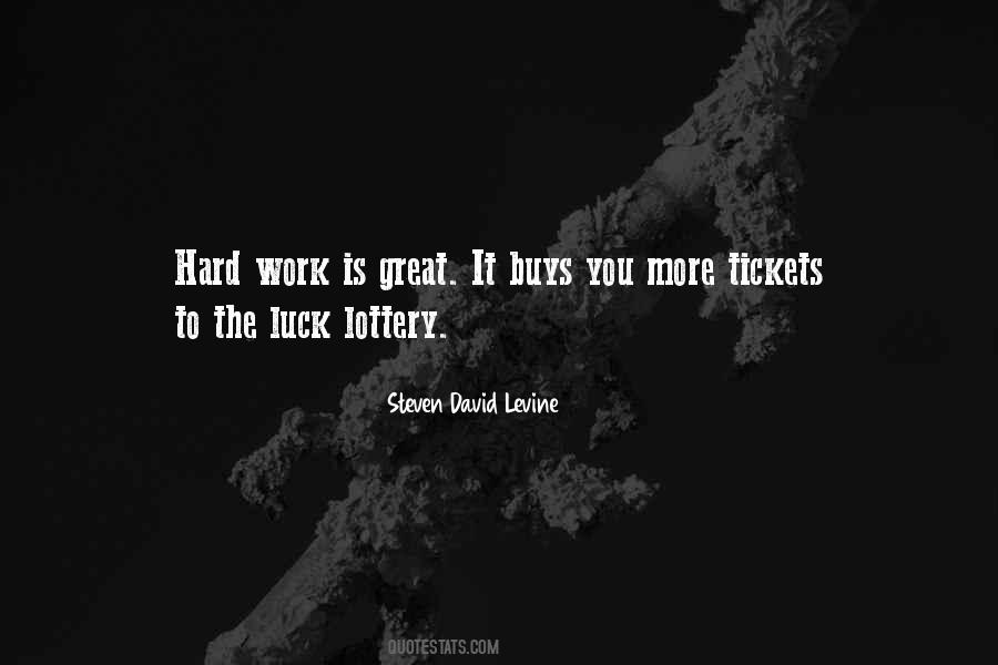 Quotes About Luck Hard Work #1423032