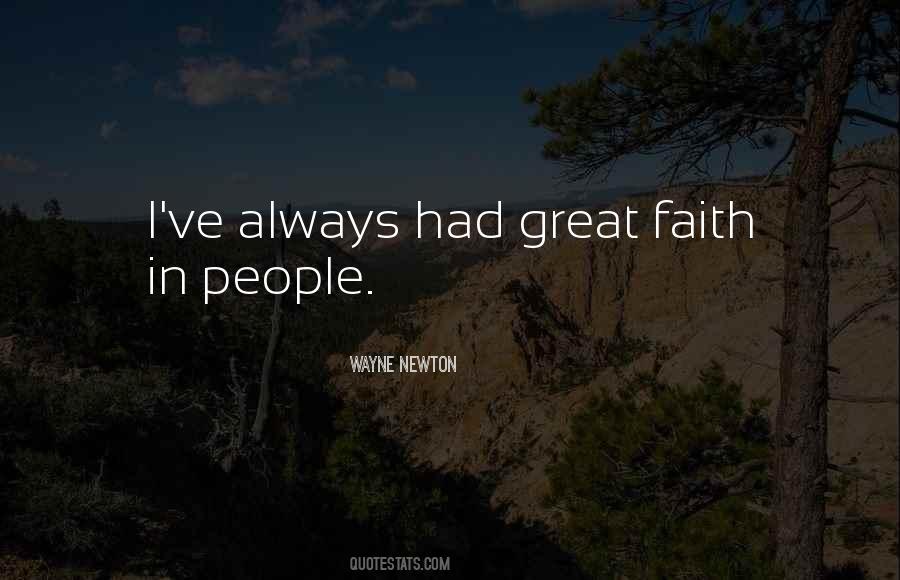 Faith In People Quotes #275386