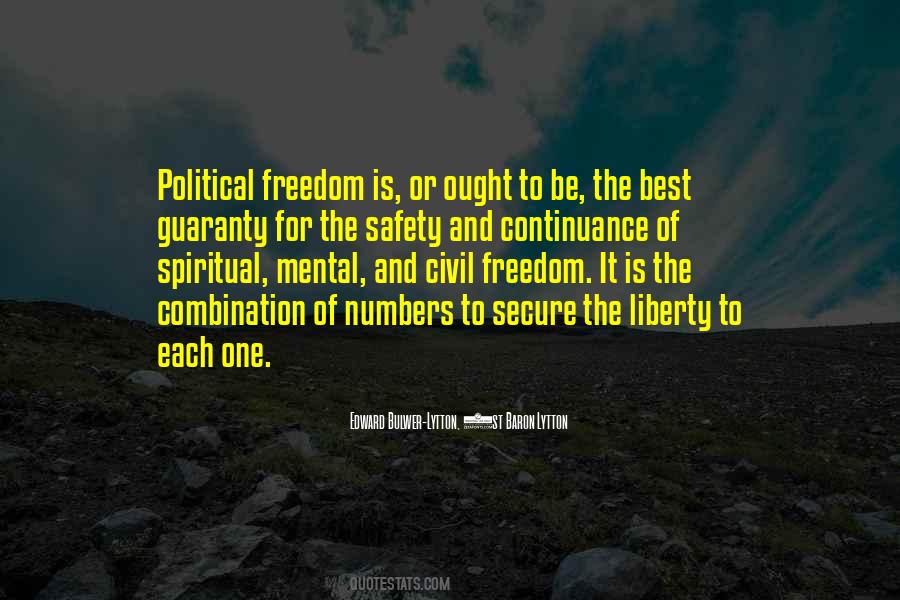 Quotes About Safety Vs Freedom #835997