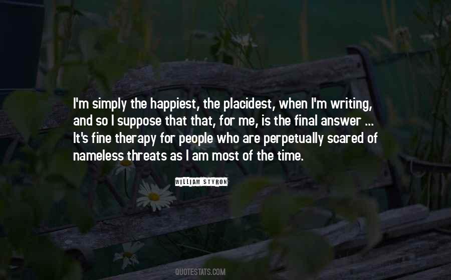 Writing As Therapy Quotes #1425701