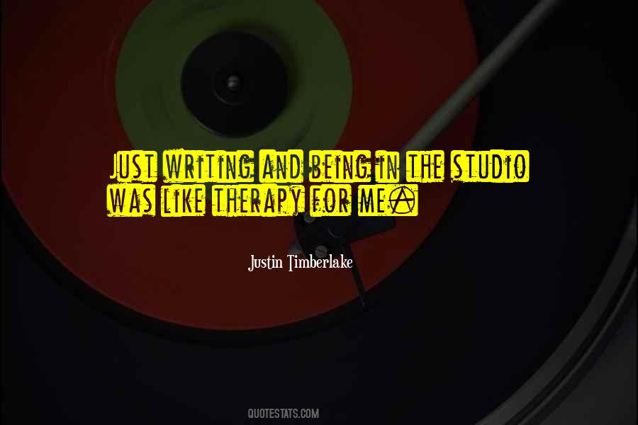 Writing As Therapy Quotes #1860768