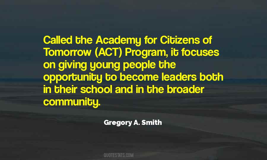 Quotes About Community Leaders #1810307