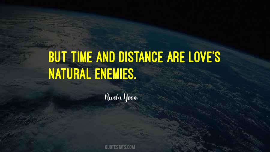 Quotes About Time And Distance #196855
