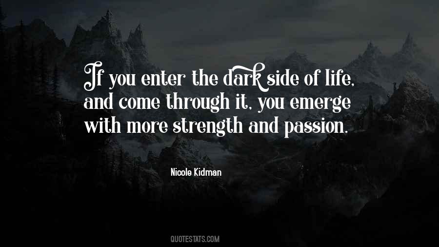 Quotes About Dark Sides #1073861