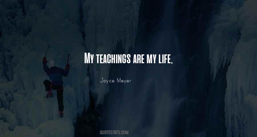 Quotes About Teachings #1279339