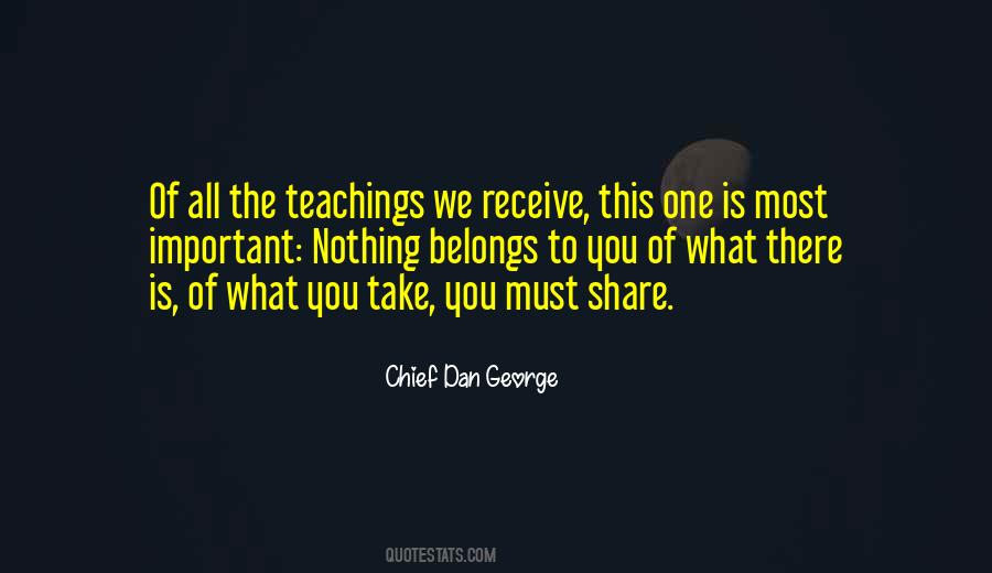 Quotes About Teachings #1339230