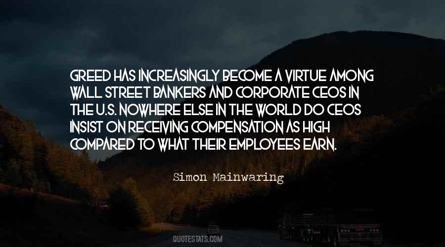 Quotes About Corporate Greed #119487