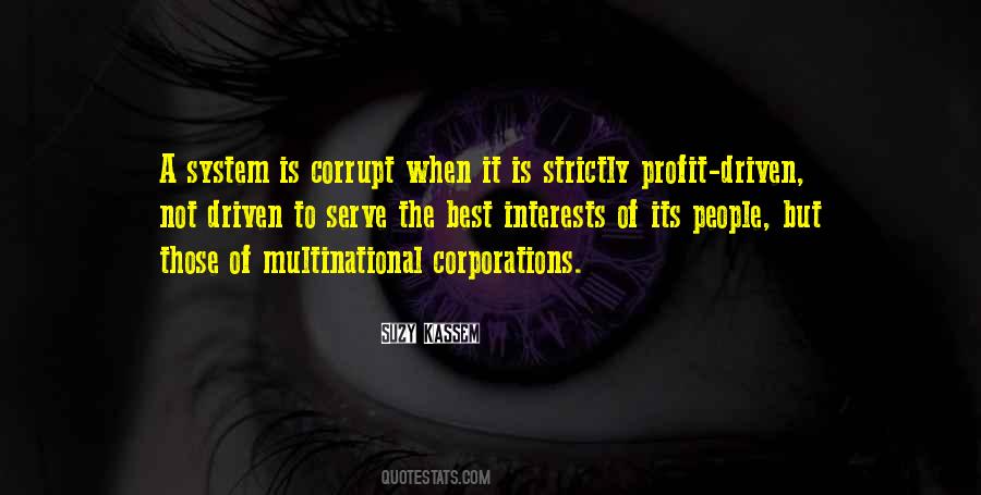 Quotes About Corporate Greed #141380