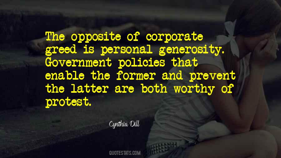 Quotes About Corporate Greed #1776390