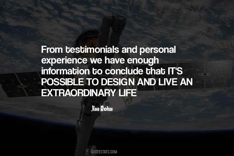 Quotes About Testimonials #1817559