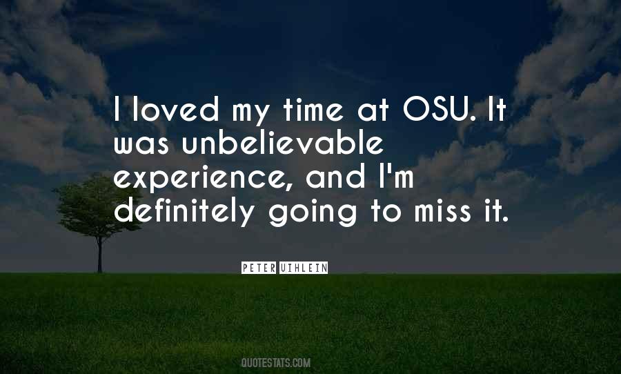 Quotes About Osu #290740