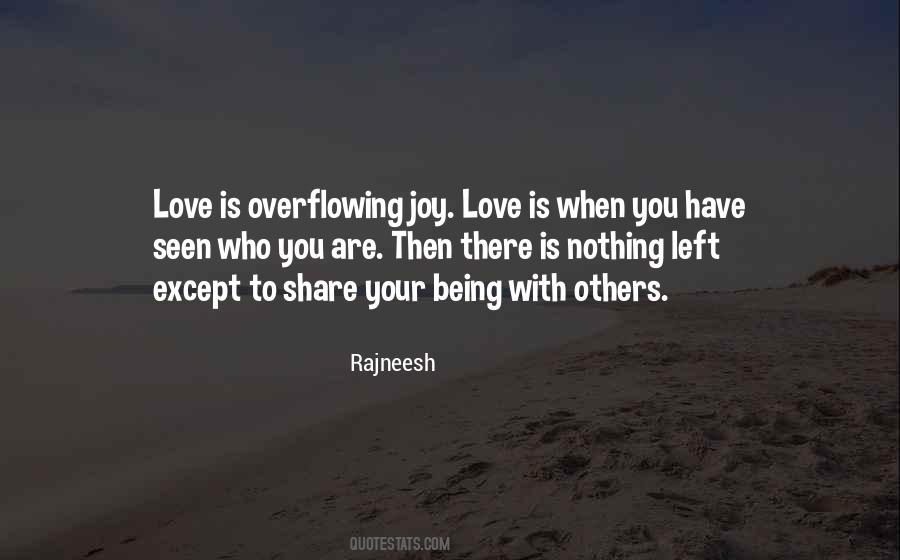 Love Overflowing Quotes #1653824