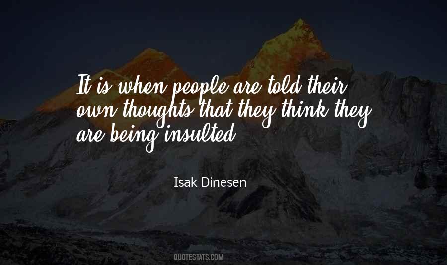 Quotes About Being Insulted #896422