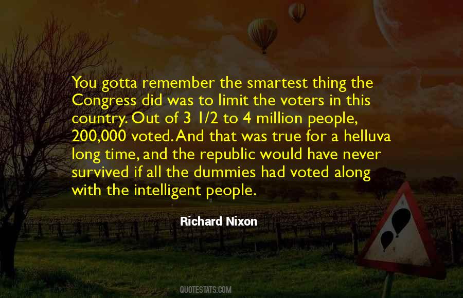 Quotes About Voters #1195512