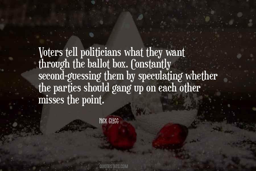 Quotes About Voters #1284445