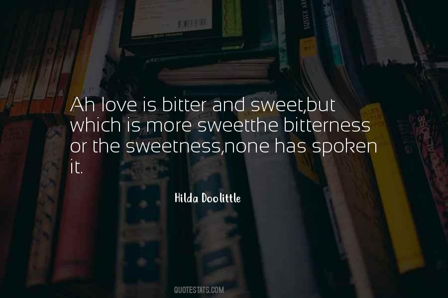 Quotes About Bitter Love #454941
