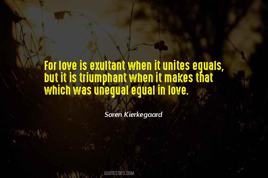 Quotes About Unequal Love #1463282