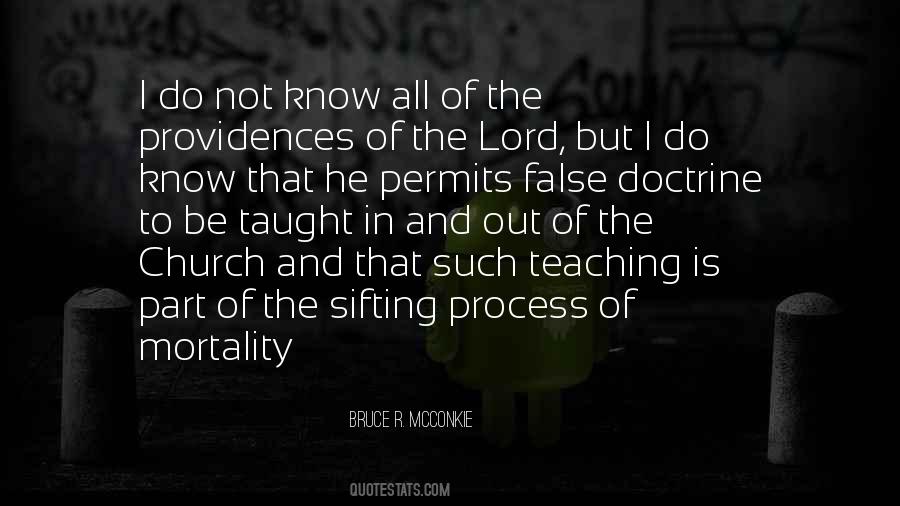 Quotes About False Doctrine #1026594