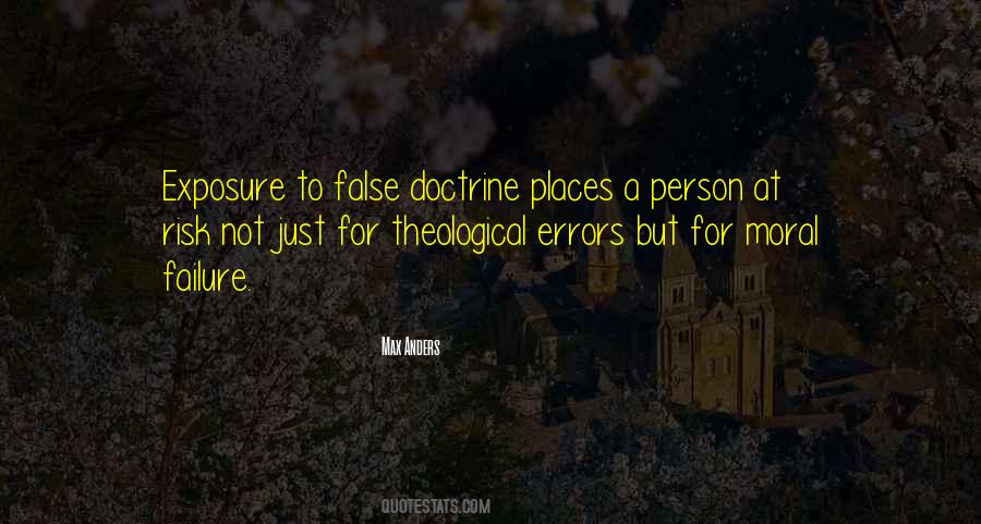 Quotes About False Doctrine #1154229