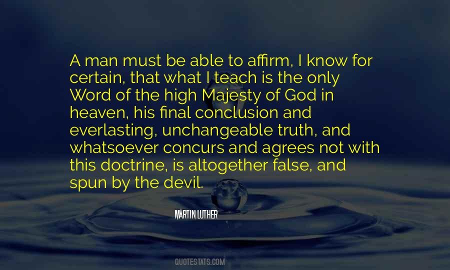 Quotes About False Doctrine #1220529