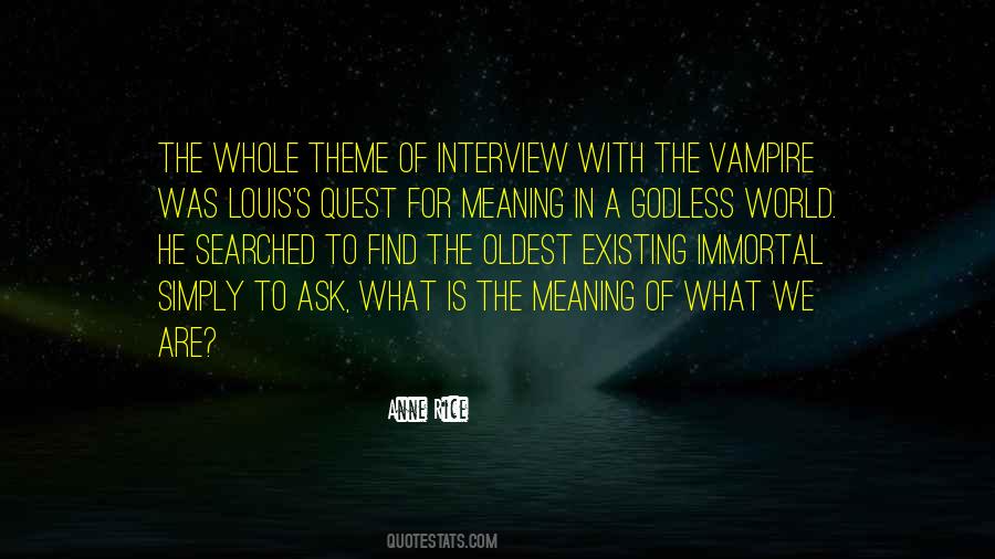 Interview With The Vampire Quotes #680071