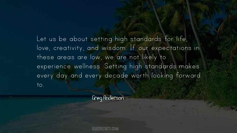 Quotes About Setting Standards #1028732