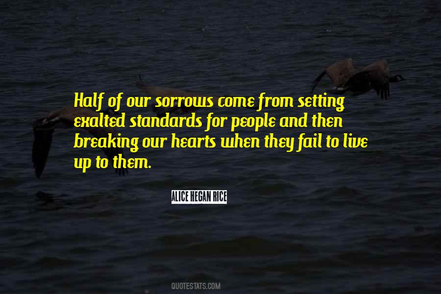 Quotes About Setting Standards #1257627