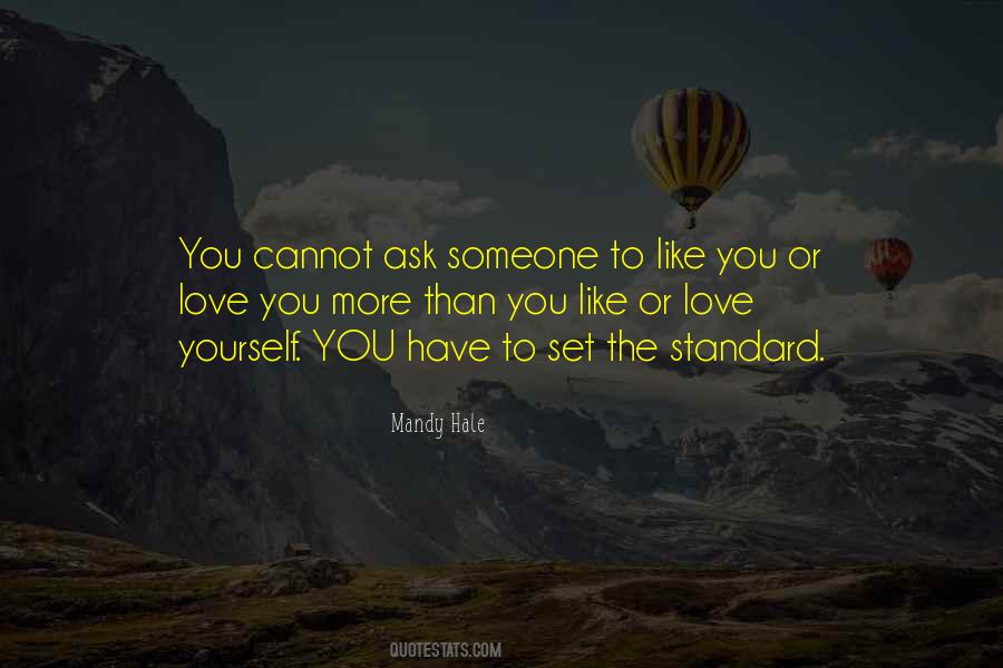 Quotes About Setting Standards #1734771