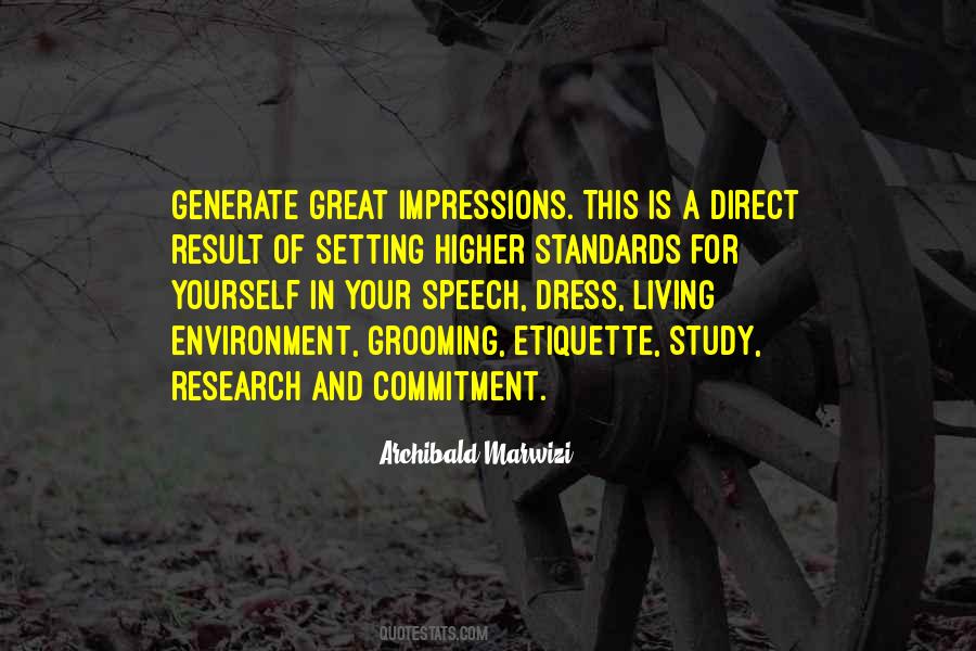 Quotes About Setting Standards #1853227