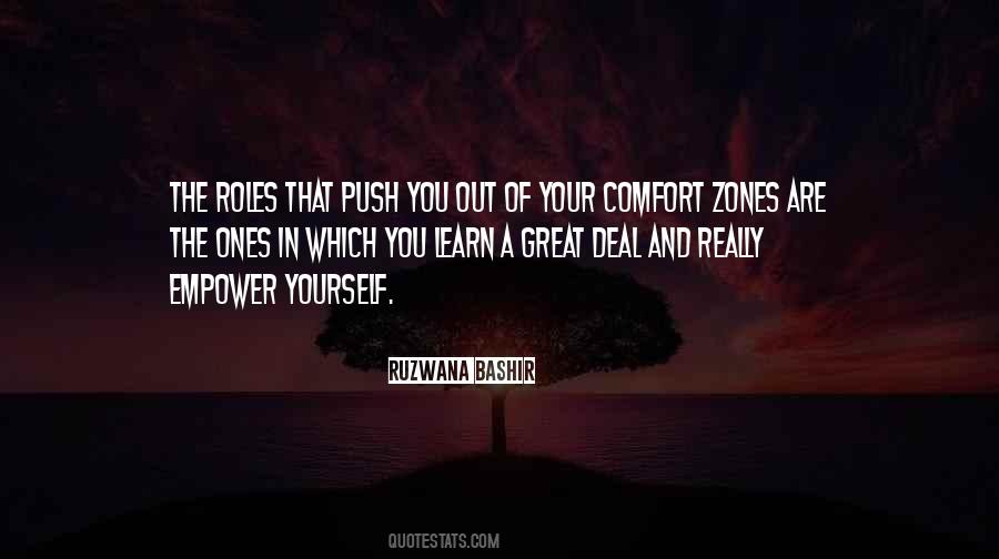 Quotes About Comfort Zones #1072460