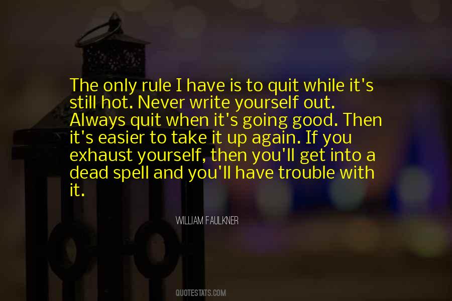 Quotes About Never Quitting #276157