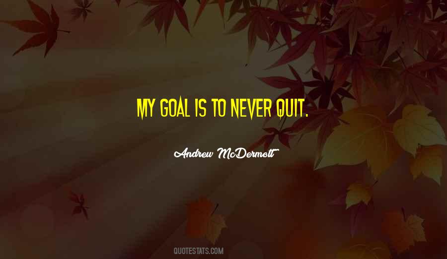 Quotes About Never Quitting #547287