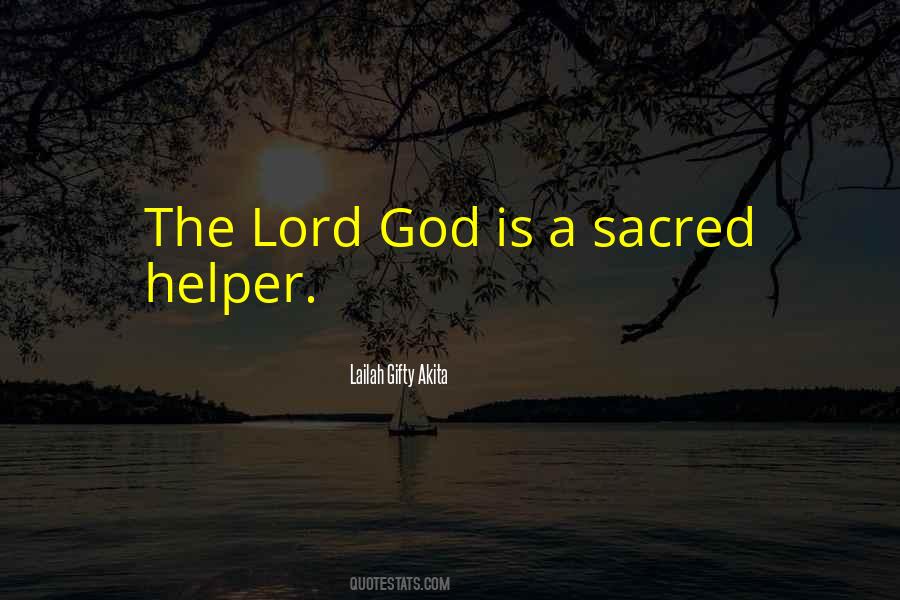 Quotes About The Lord God #1188201