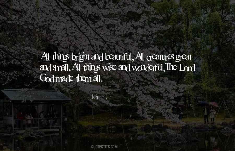 Quotes About The Lord God #706806