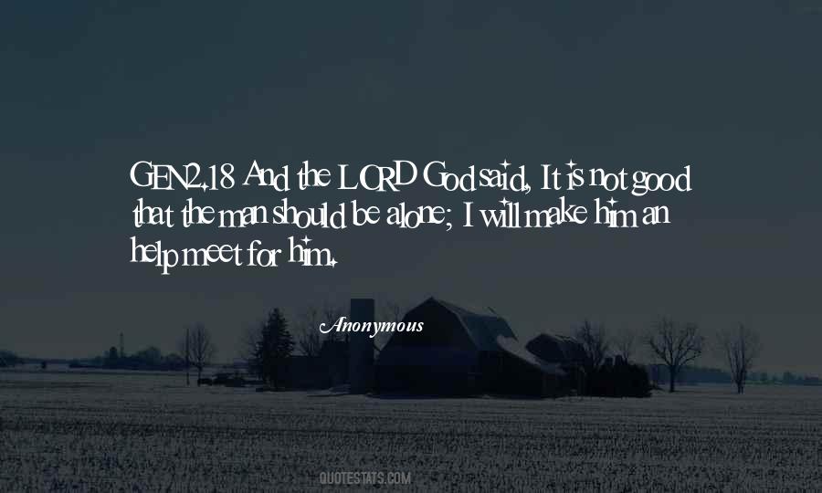 Quotes About The Lord God #940958