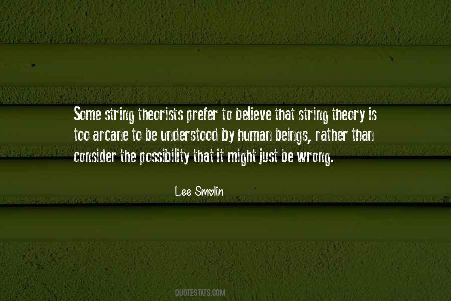 Quotes About String Theory #1555950