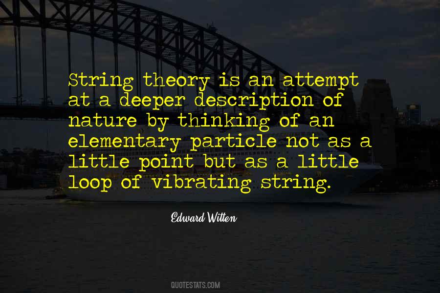 Quotes About String Theory #684611