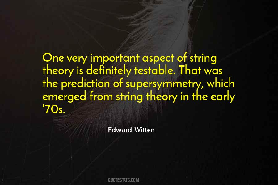 Quotes About String Theory #861875