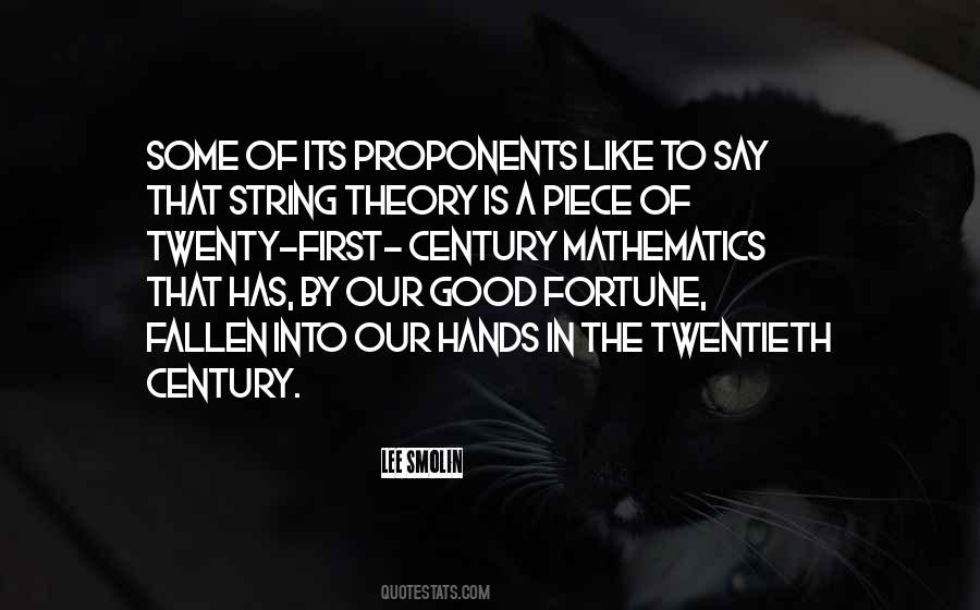 Quotes About String Theory #898274