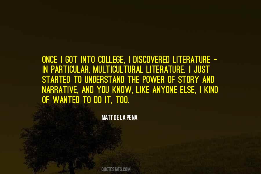 Quotes About Power Of Literature #474137