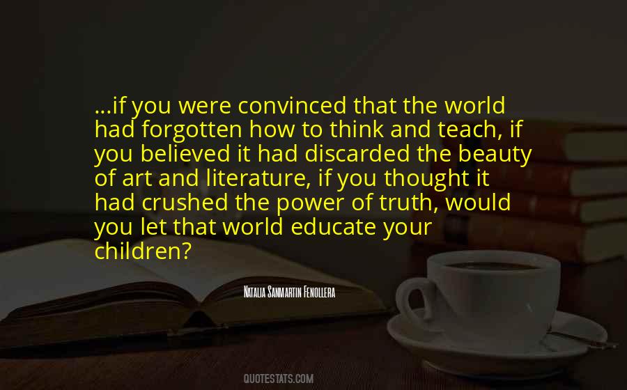 Quotes About Power Of Literature #89027