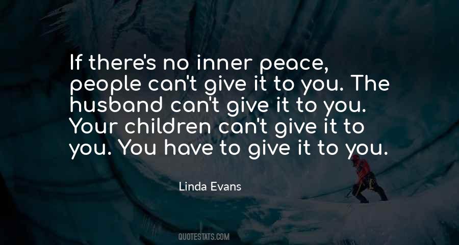 No Inner Peace Quotes #1484257