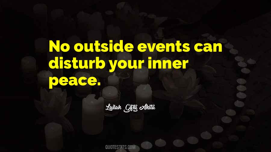 No Inner Peace Quotes #1786292