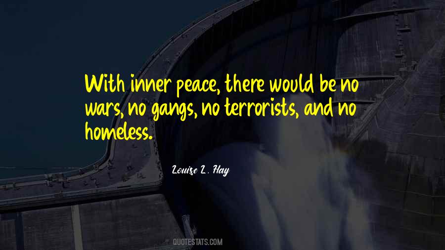 No Inner Peace Quotes #257352