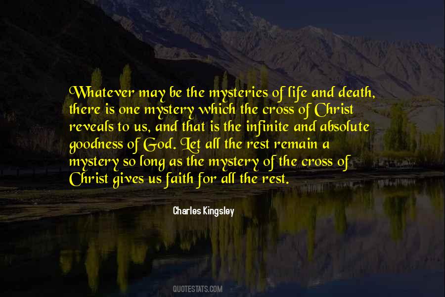 Quotes About Mystery Of Death #23325