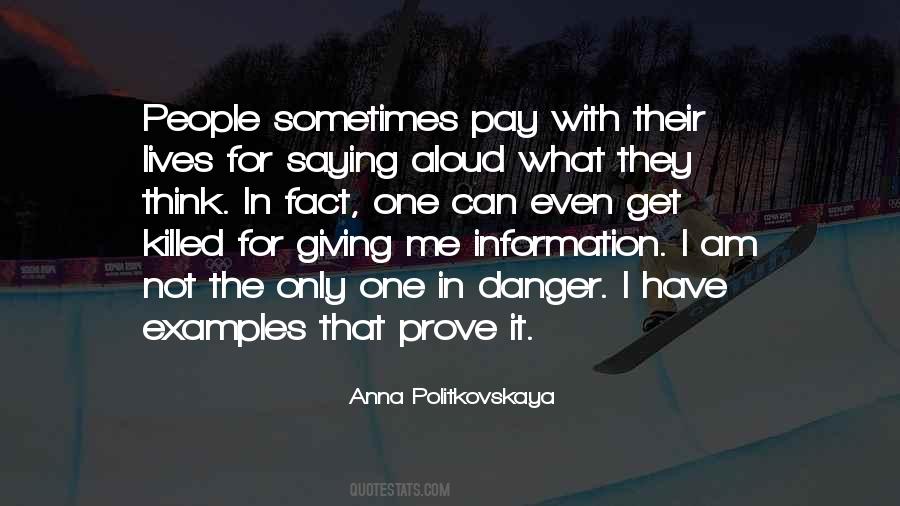 Quotes About Giving Too Much Information #266841