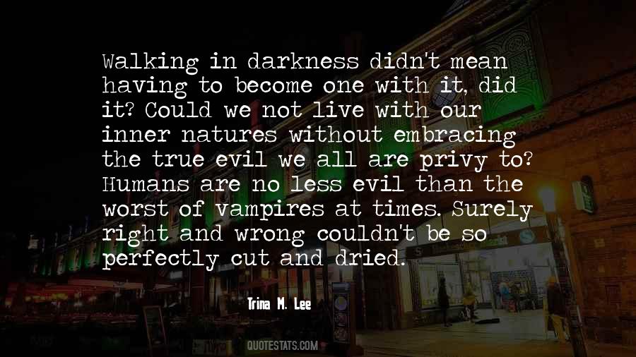 Quotes About Evil And Darkness #1220873