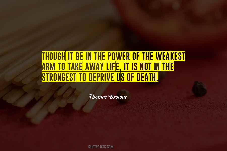 Quotes About The Weakest #1187203