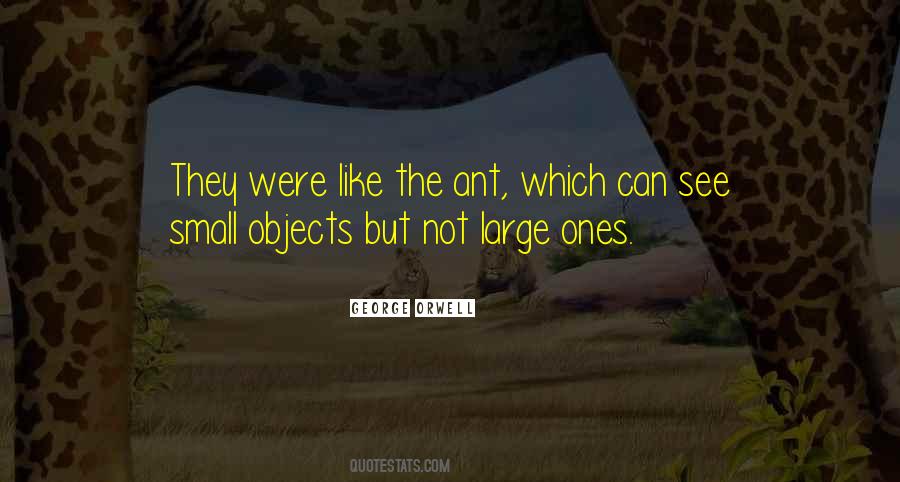 Small Objects Quotes #1352821