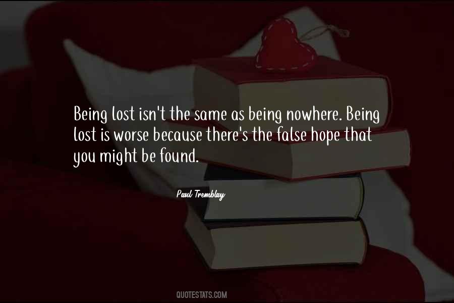 Quotes About Lost Hope #295915